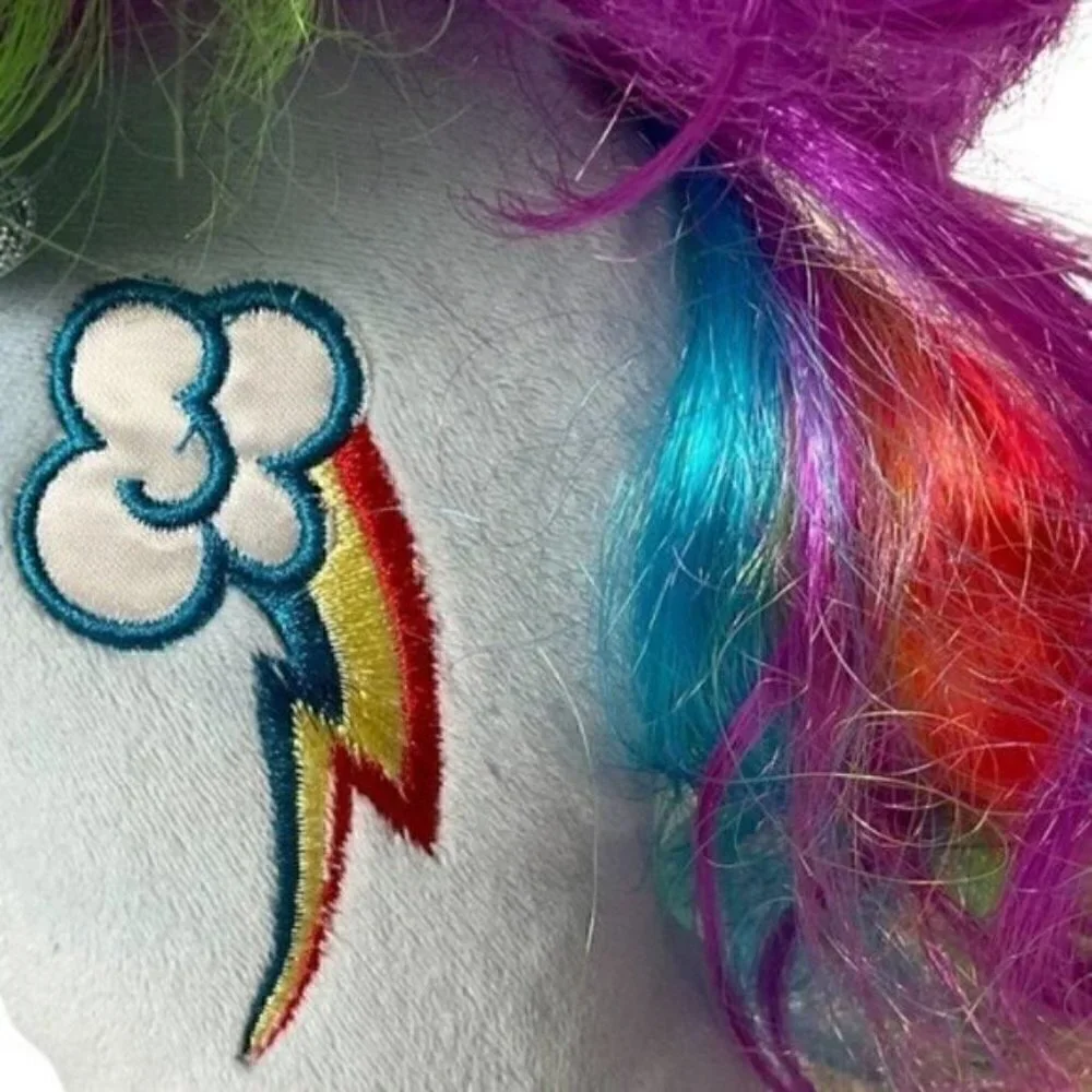 BUILD-A-BEAR My Little Pony Limited Edition Rainbow Dash Pegasus 2018 15” plush